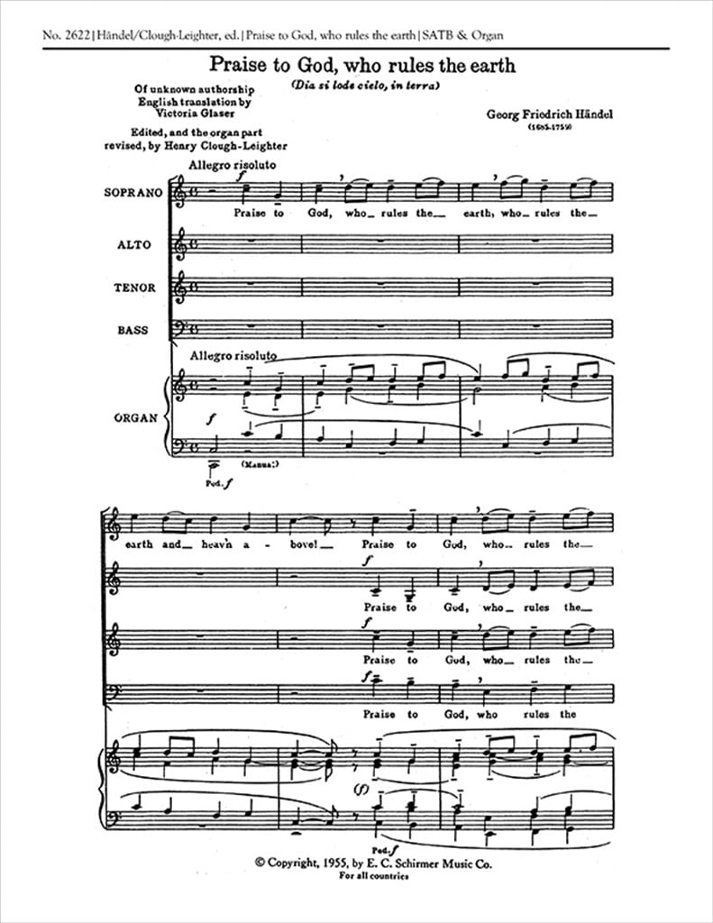 La Resurrezione-Praise To God, Who Rules the Earth